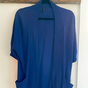 Topshop Blue Sweater Cardigan